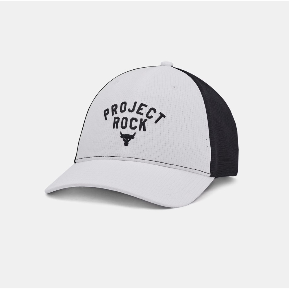Under Armour Project Rock Men’s Trucker Hat White/Black